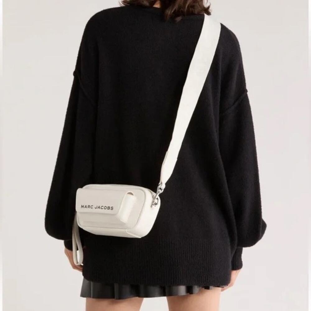 Marc Jacobs White Leather Belt Bag Crossbody Bag - Picture 8 of 8
